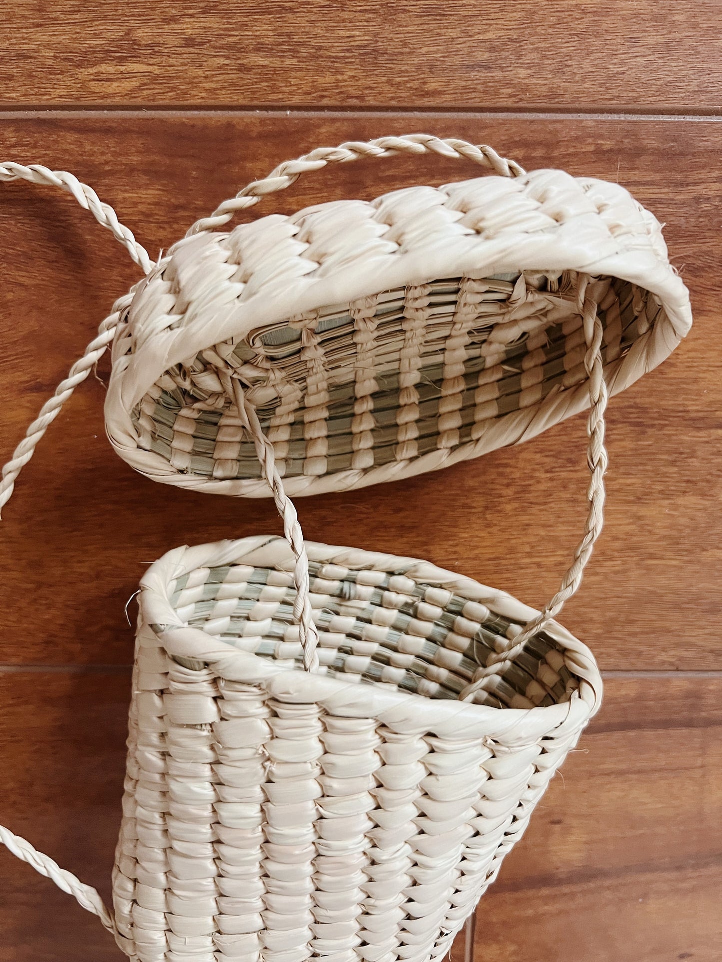 Vintage Seagrass Basket